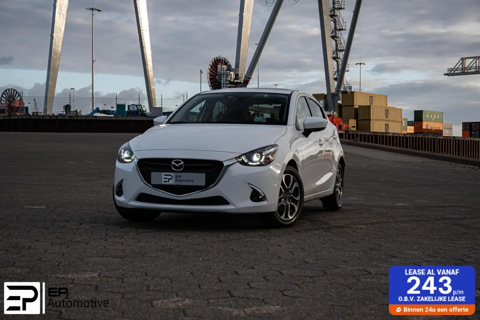 Mazda 2 1.5 GT-M AUTOMAAT|HUD|Leder|Automaat|Keyless|Cam|V Blanc - 1
