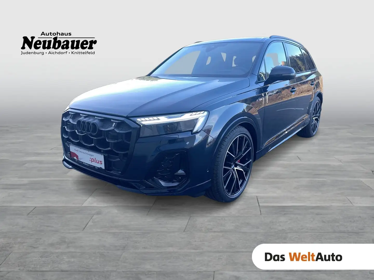 Audi Q7 50 TDI quattro S line Blau - 1