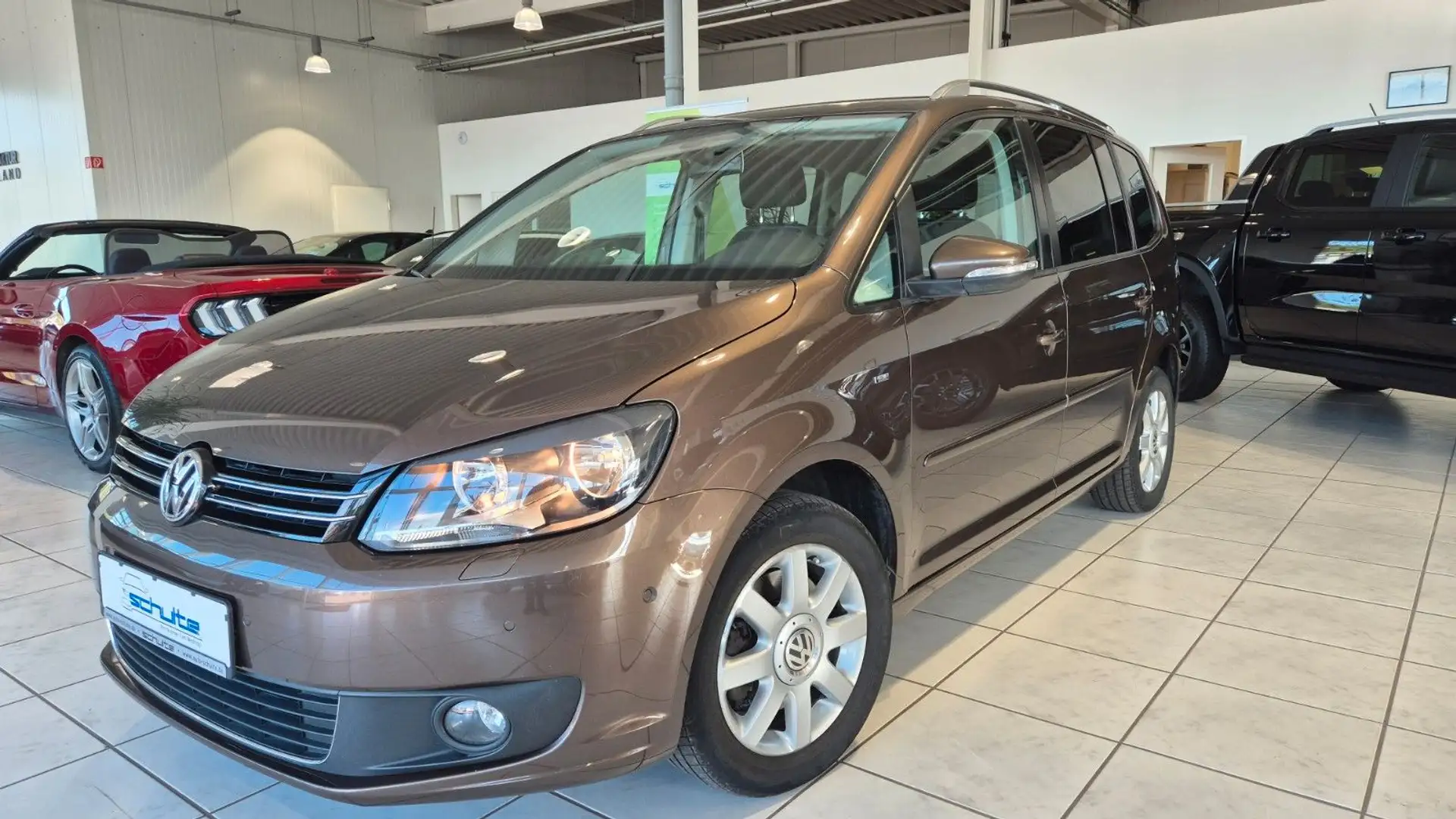 Volkswagen Touran Cup *Navi*SHZ*PDC*BT*Nebel*Klimaautomat* Bruin - 1