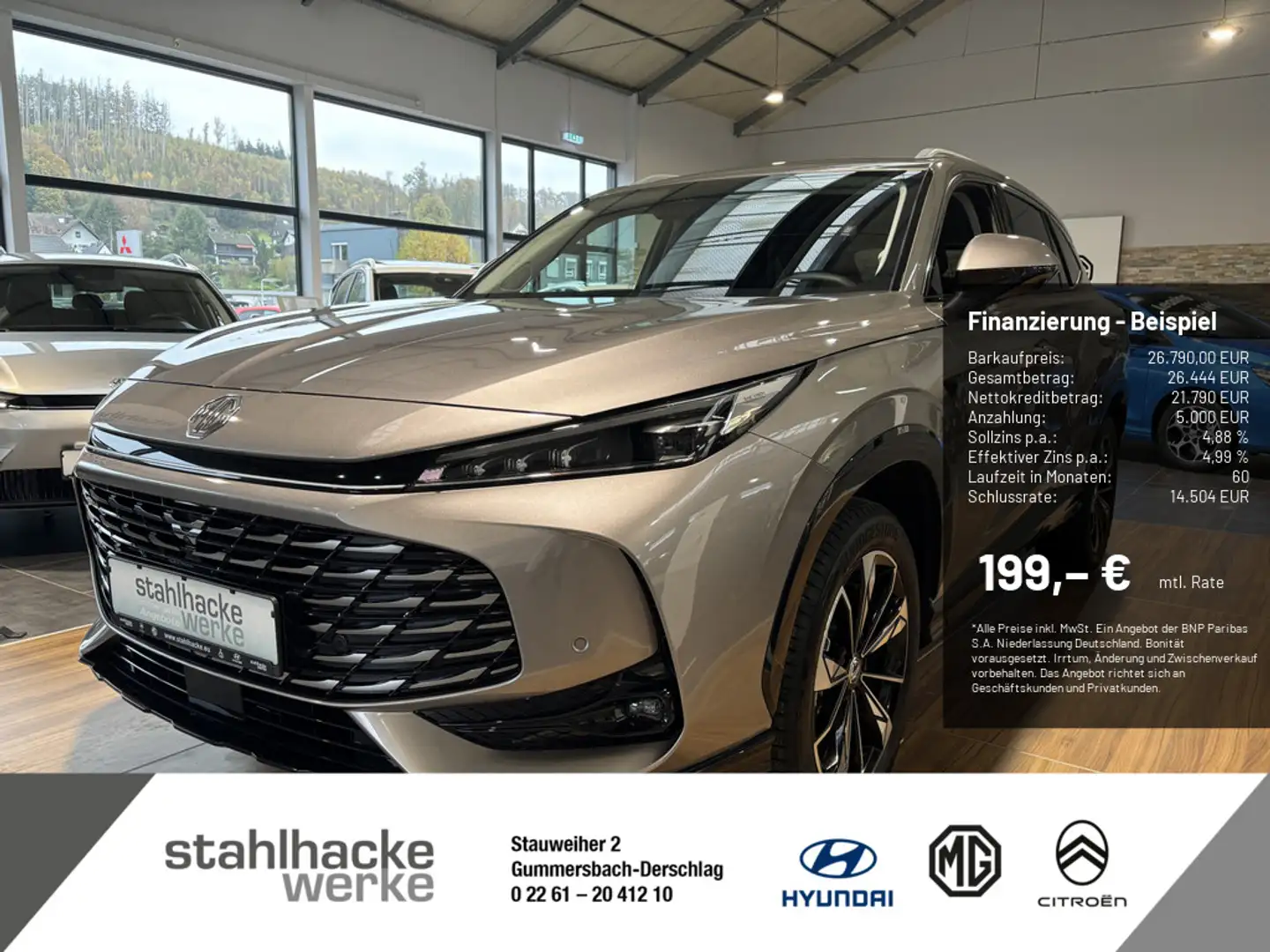 MG HS LUXURY I sofort verfügbar I Preis gilt nur bei Finanzierung Argent - 1