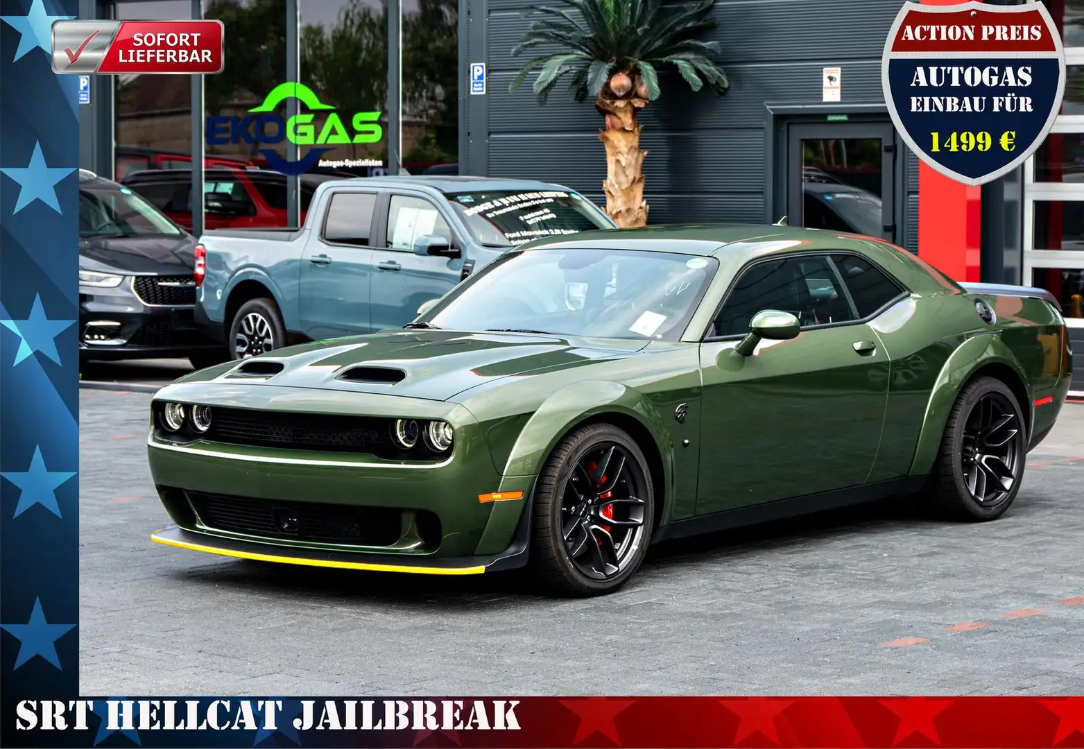 Dodge Challenger Hellcat Jailbreak 6,2l WB,ACC,Klappe Green - 1