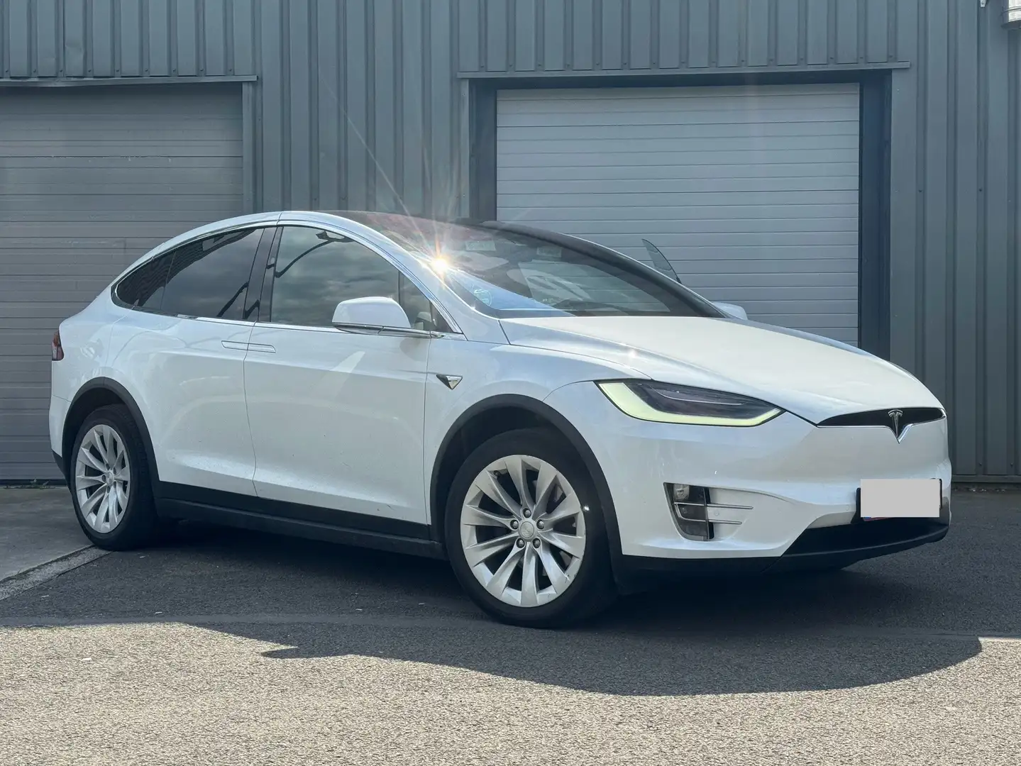 Tesla Model X 100 kWh Dual Motor 572 cv - 6 PLACES White - 1