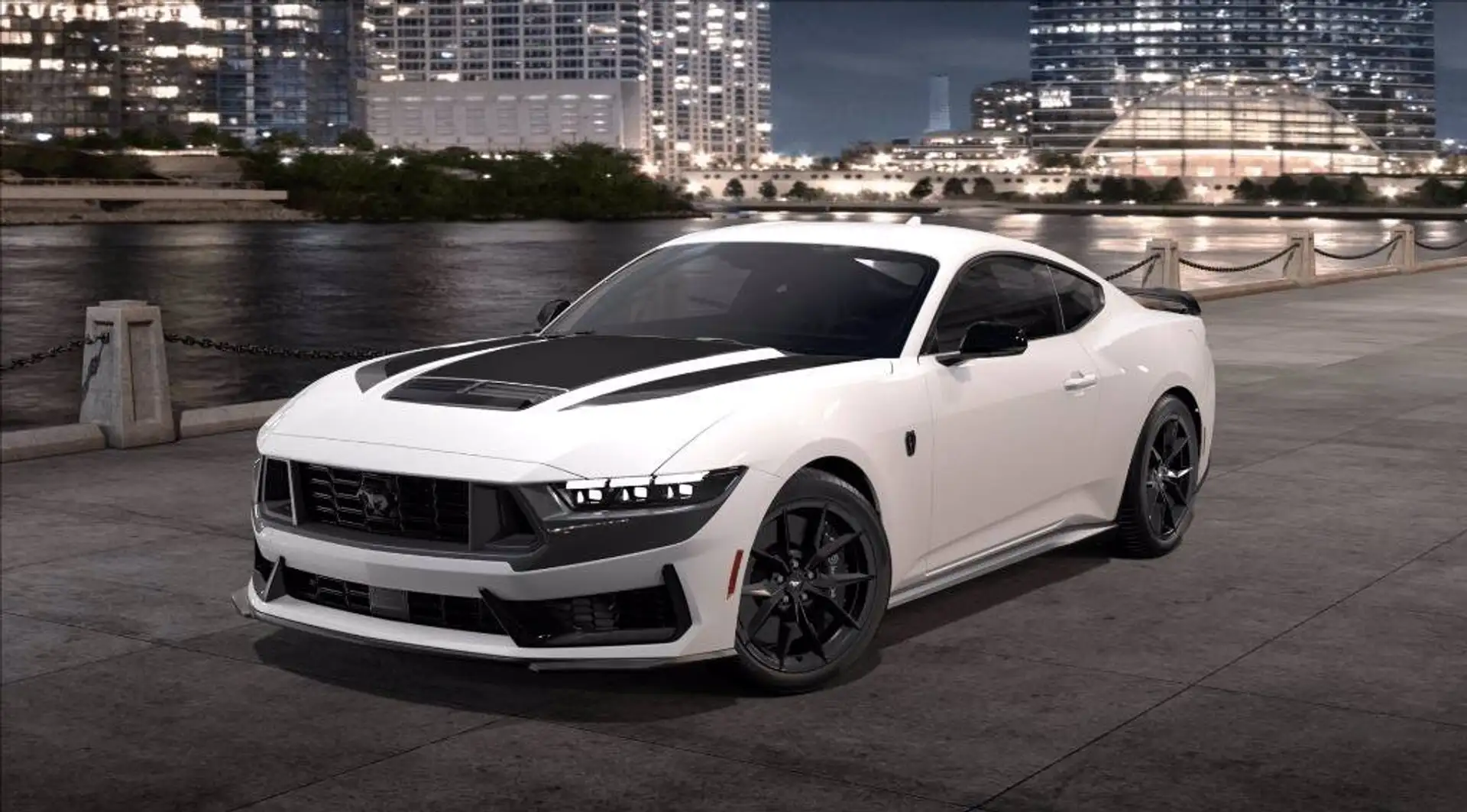 Ford Mustang Fastback 5.0 V8 Dark Horse 453cv auto Blanc - 1