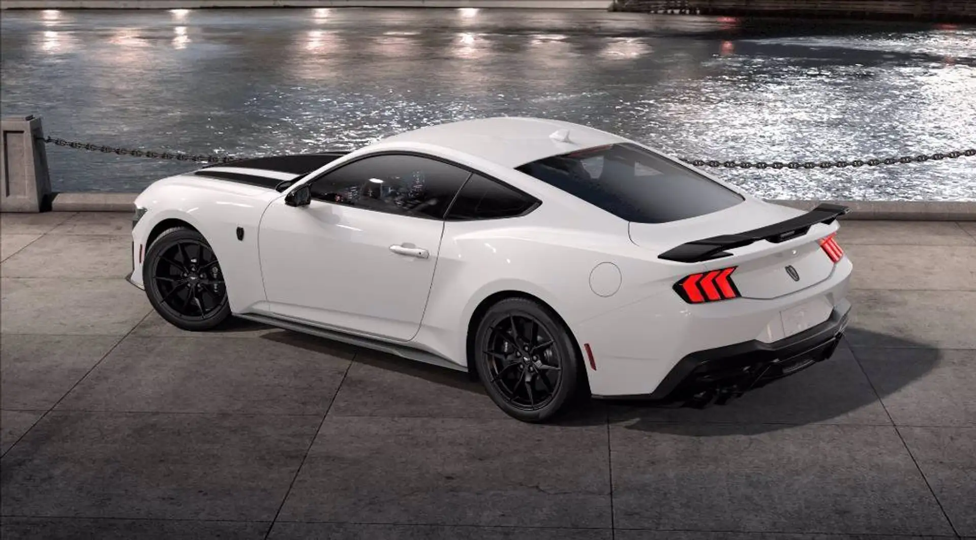Ford Mustang Fastback 5.0 V8 Dark Horse 453cv auto Blanc - 2