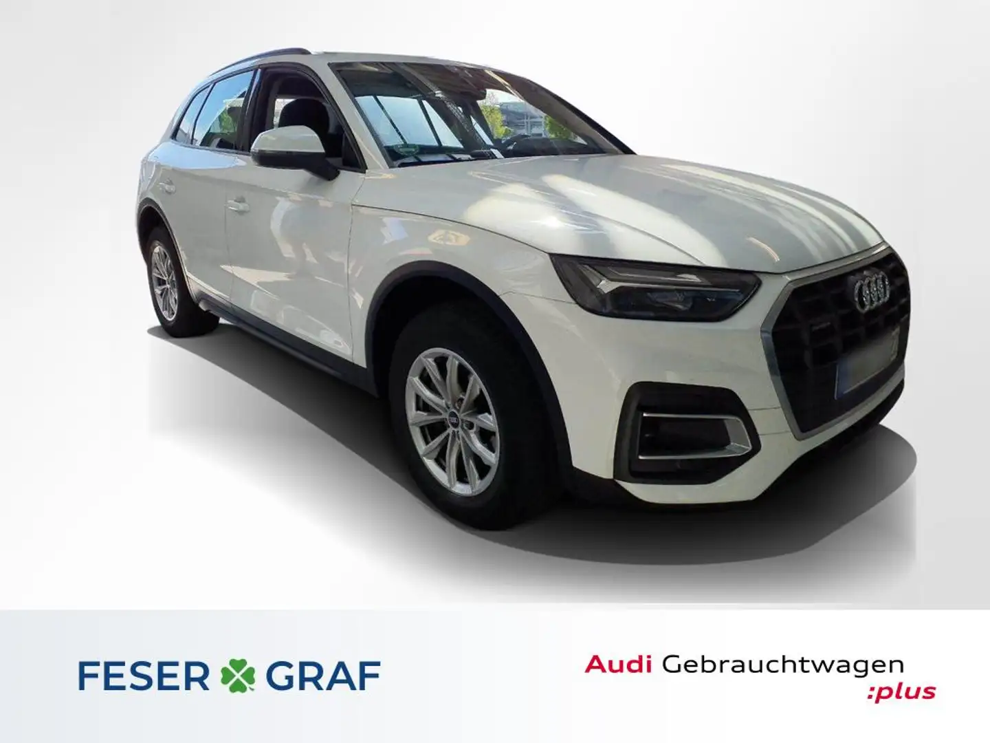 Audi Q5 40 TDI qu. S tronic HUD RFK Navi Weiß - 1