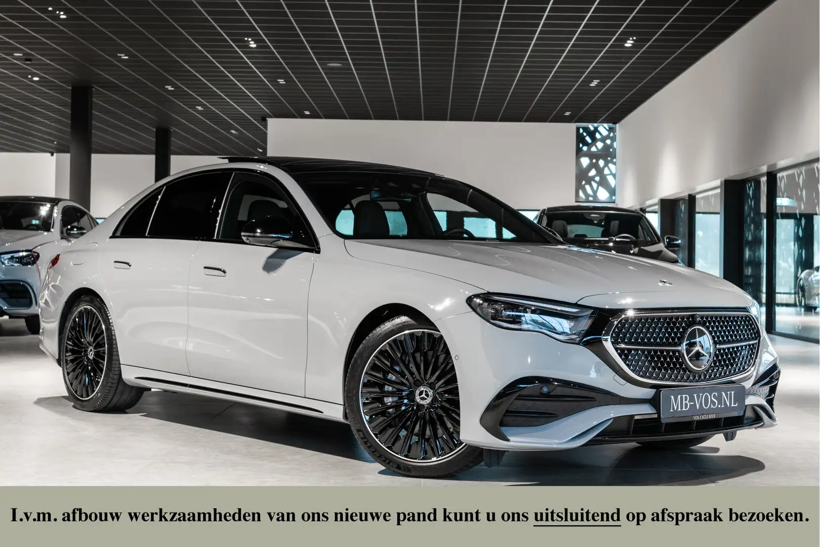 Mercedes-Benz E 400 e 4-M AMG Luchtvering|Achterasbesturing|Superscree Gris - 1