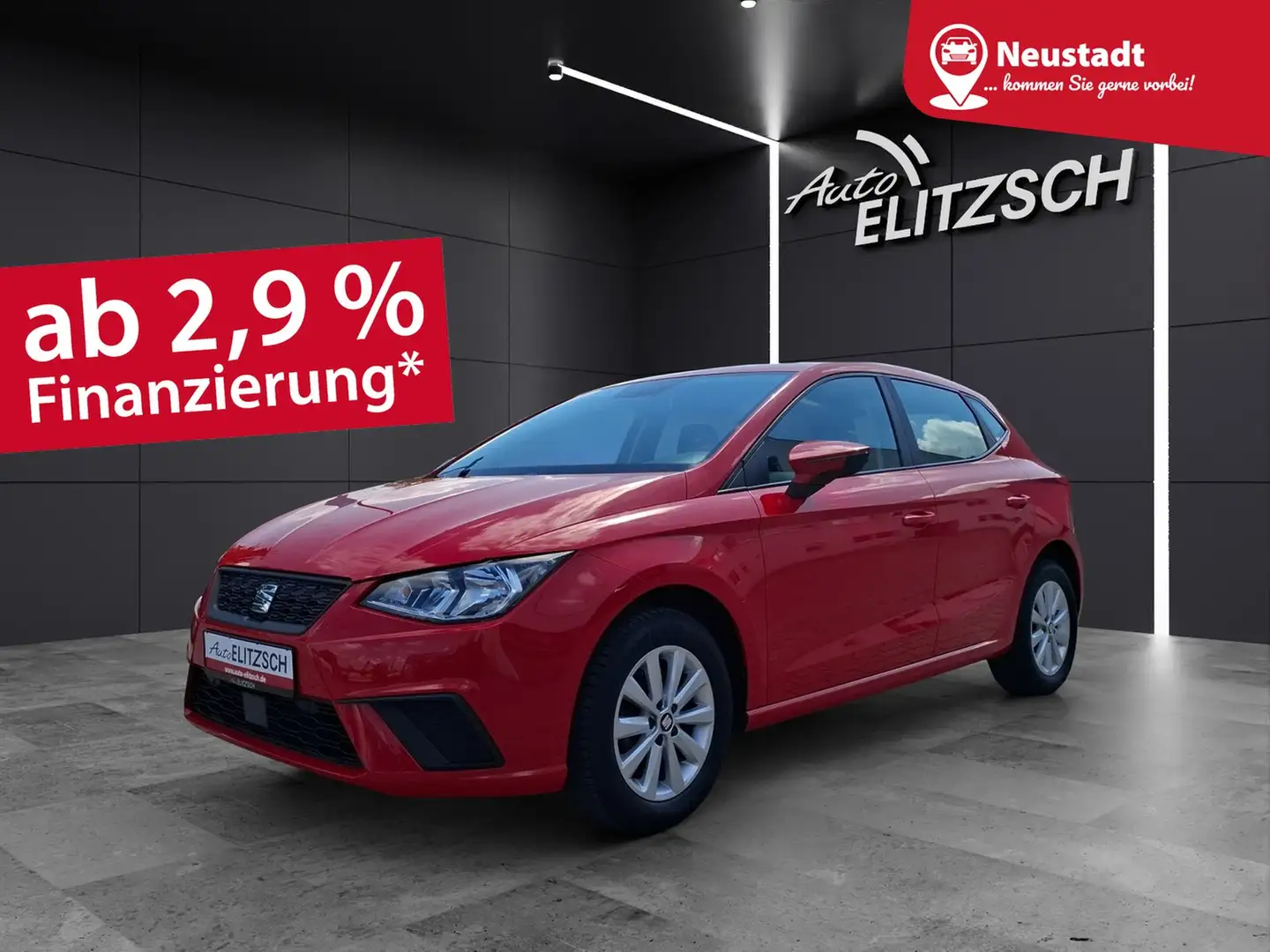 SEAT Ibiza 1.0 Style Navi Climatronic RFK SH LM Rot - 1