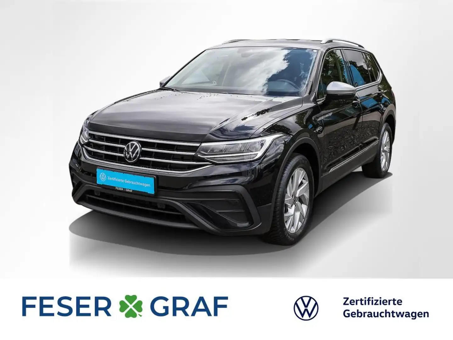 Volkswagen Tiguan Allspace 1.5 TSI Life 7Si AHK Navi Sitzh. Zwart - 1