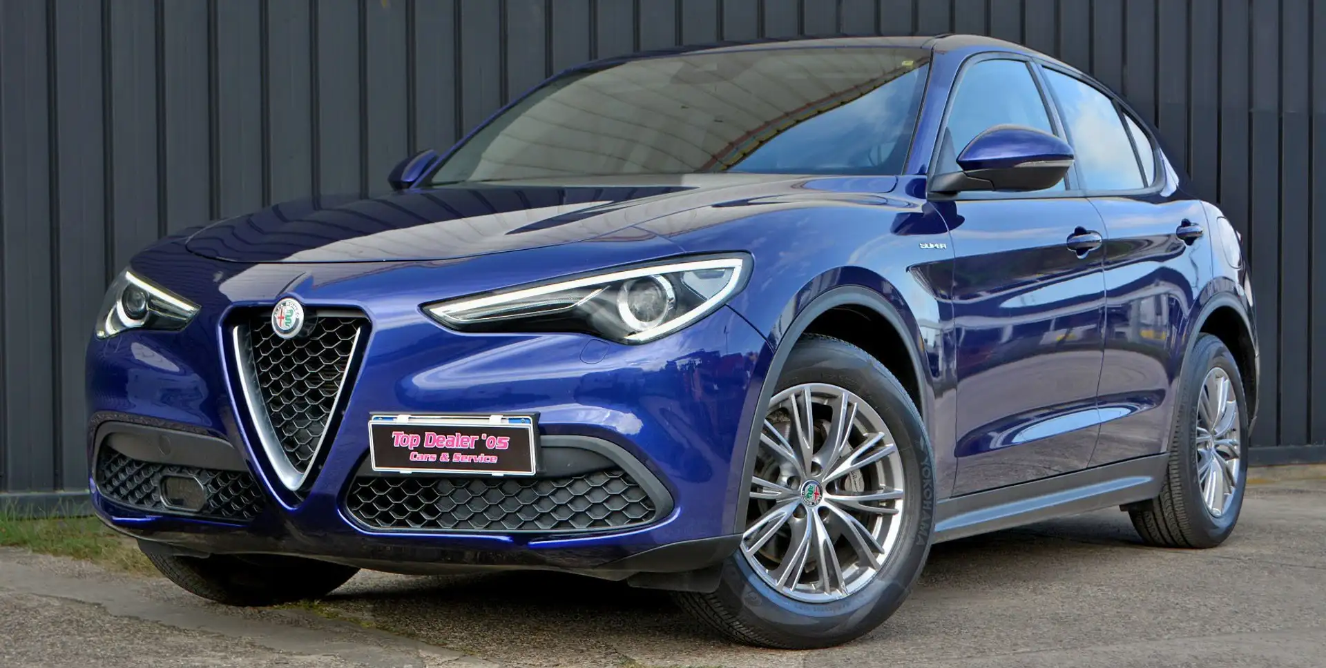Alfa Romeo Stelvio 2.2 t Super rwd 160cv auto Blau - 2