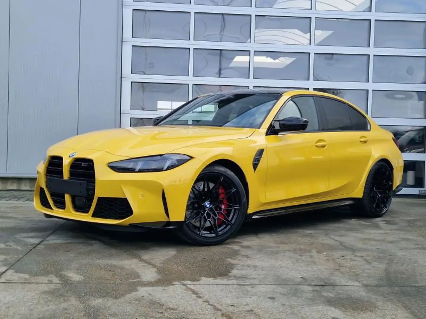 BMW M3 speedgelb Jaune - 1