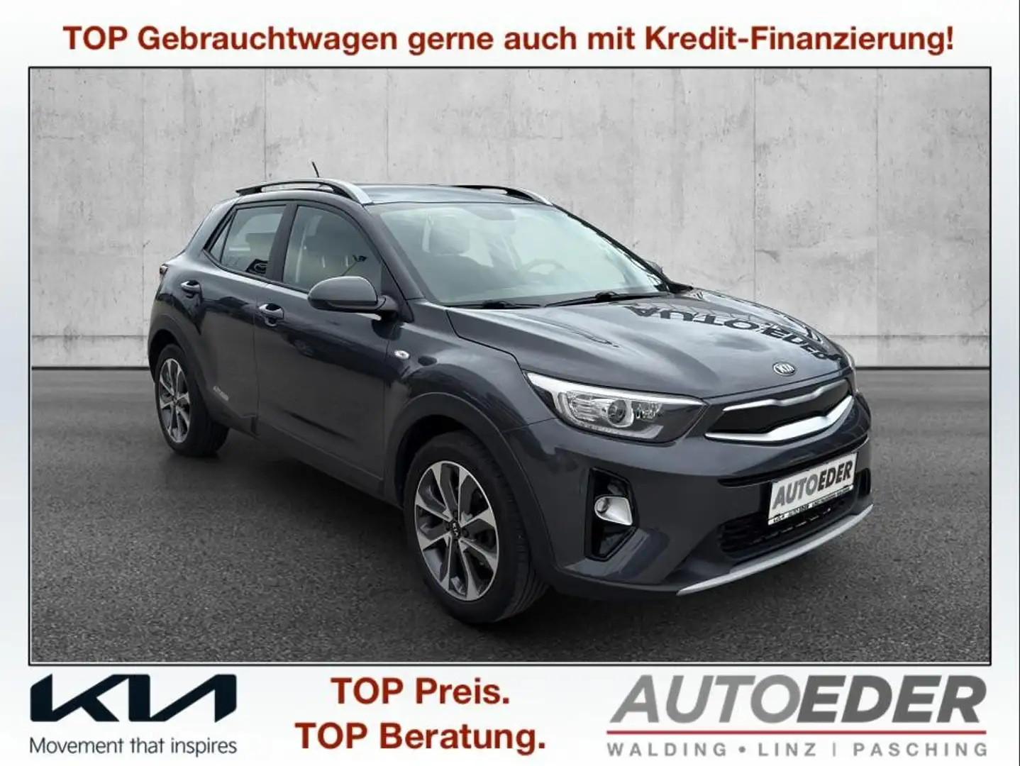 Kia Stonic 1,4 MPI ISG Silber - 1