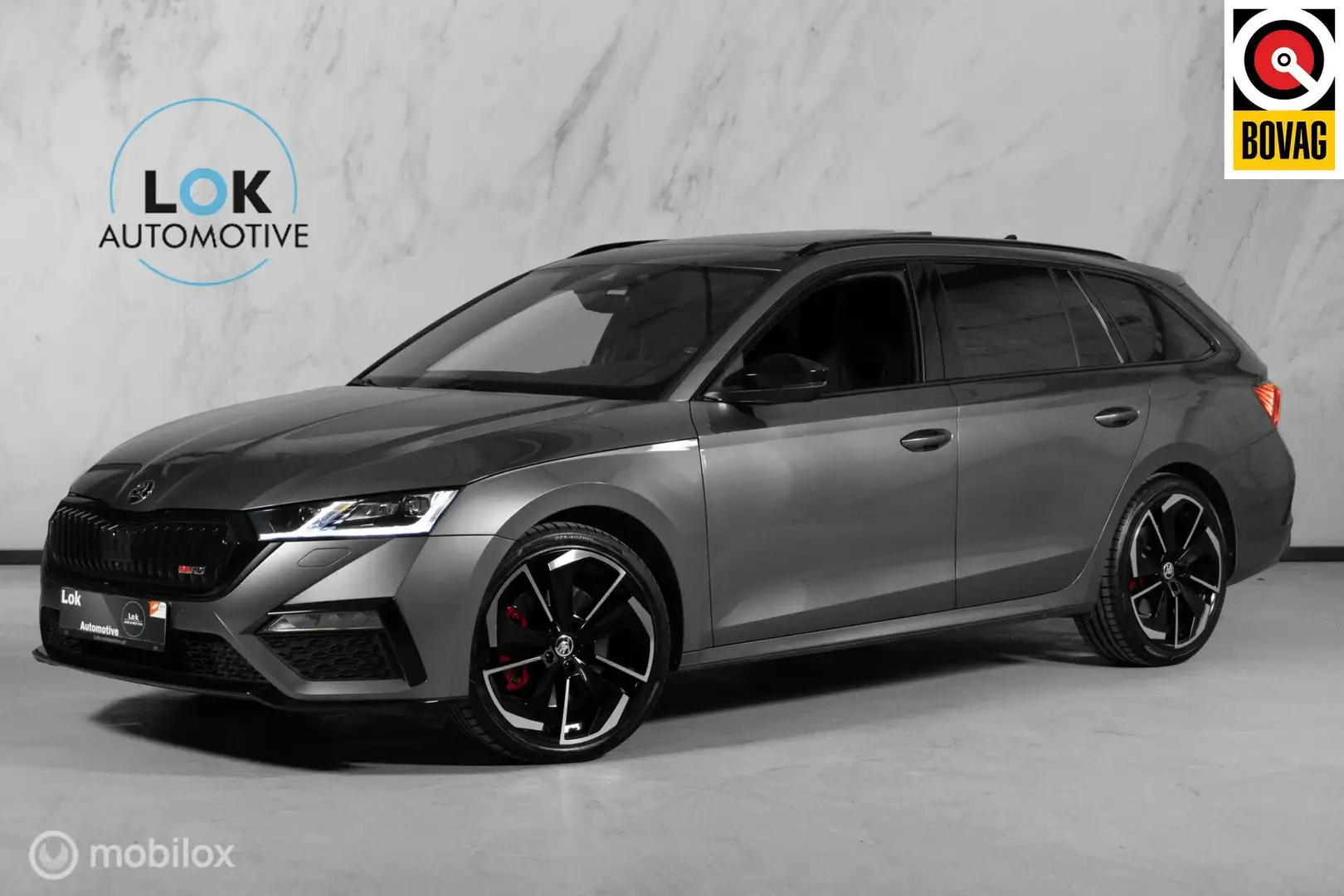 Skoda Octavia 2.0 TSI RS PANO|MEMORY|LED|KEYLESS|SFEER|TRHK Gri - 1