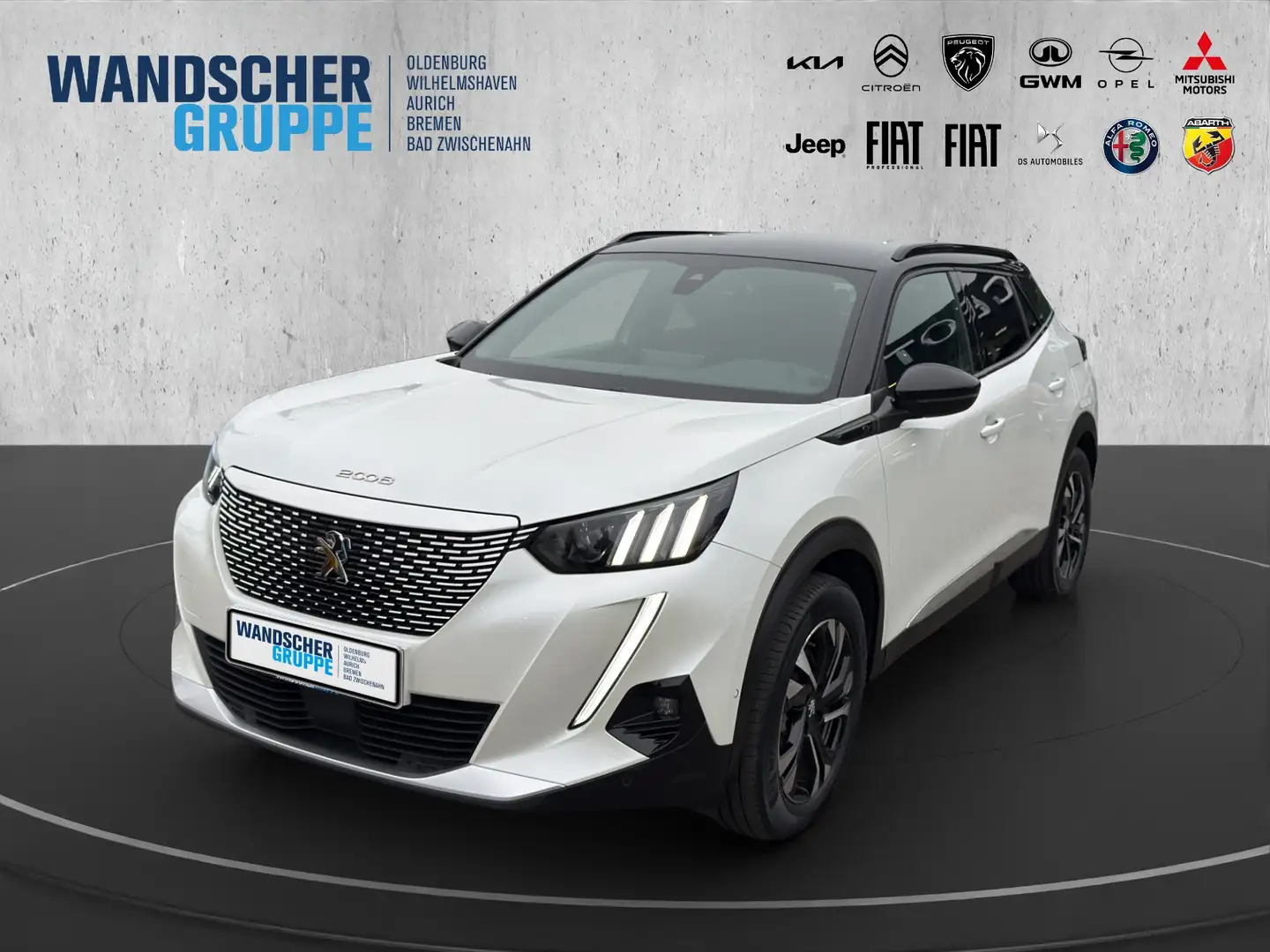 Peugeot 2008 e- Elektromotor 136 (e-) e- Allure +Kam.+LM Weiß - 1