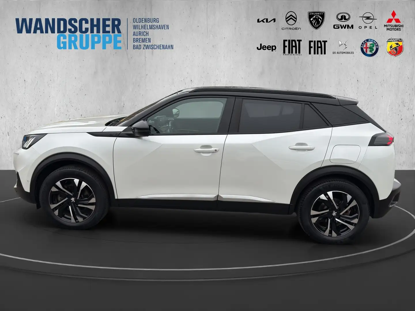 Peugeot 2008 e- Elektromotor 136 (e-) e- Allure +Kam.+LM Weiß - 2