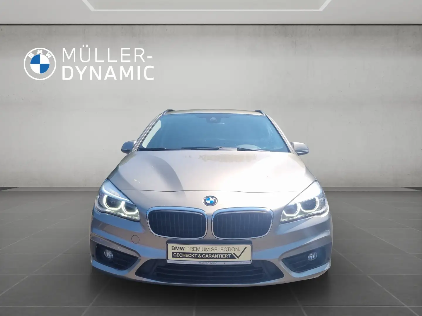 BMW 218 i ADVANTAGE LED PDC NAVI AUTOMATIK SHZ KLIMAAUTO Grau - 2