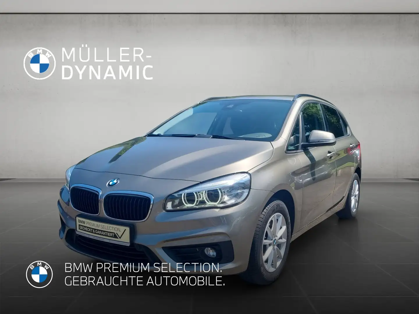 BMW 218 i ADVANTAGE LED PDC NAVI AUTOMATIK SHZ KLIMAAUTO Grau - 1