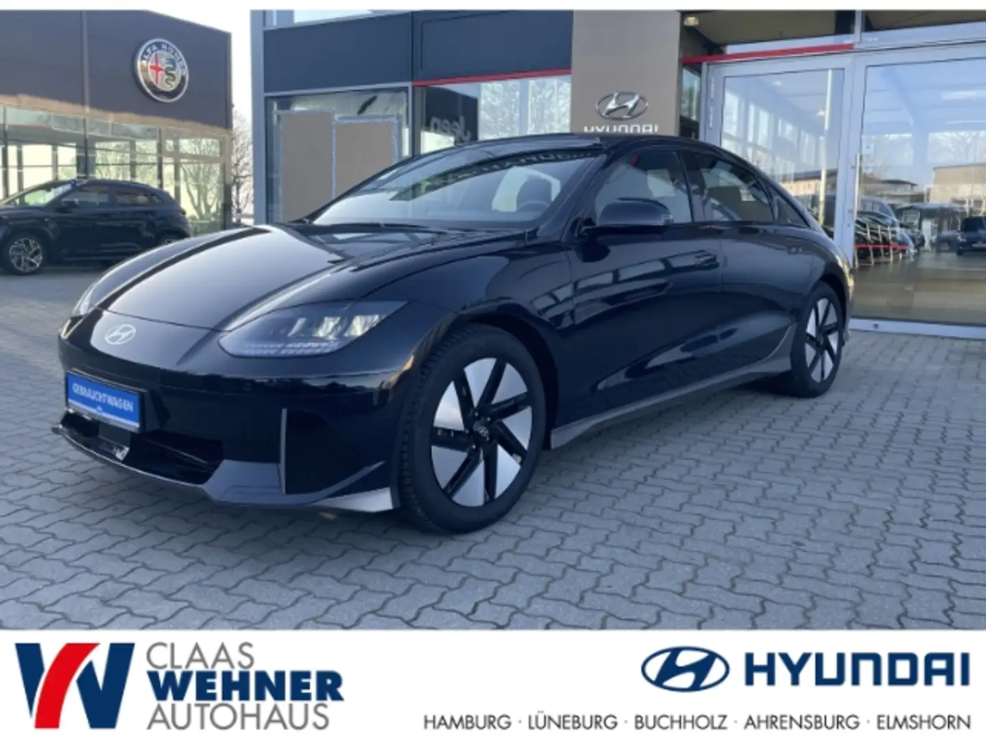 Hyundai IONIQ 6 Elektro *DYNAMIQ-Paket *Rückfahrkamera *Sitzheizun Blau - 1