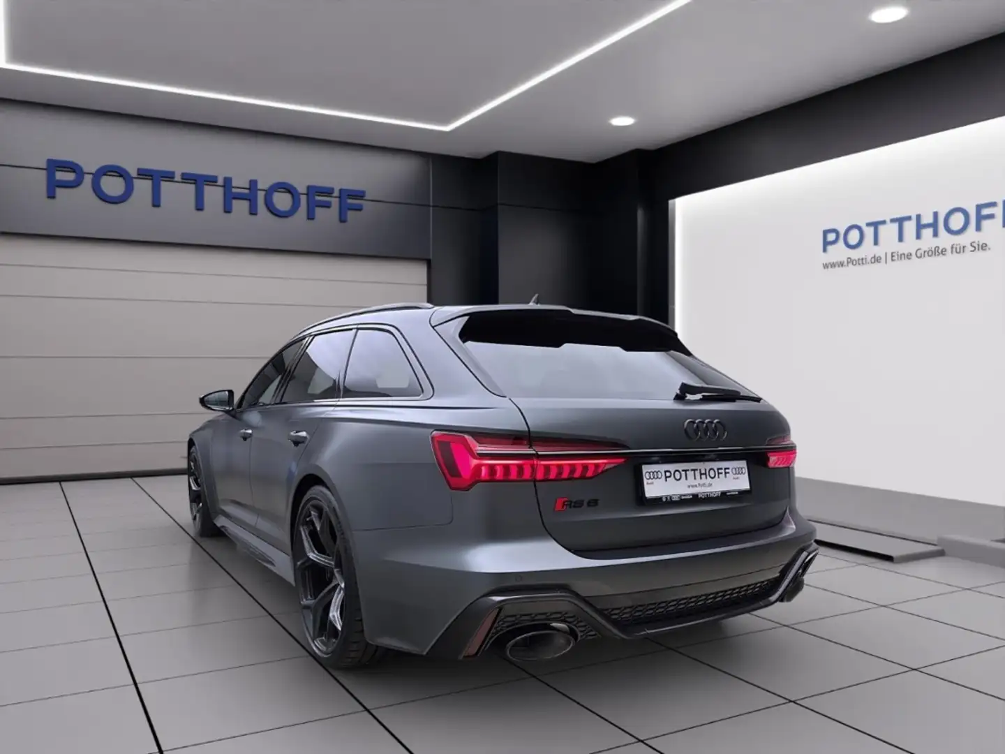Audi RS6 Avant Q PERFORMANCE PANO HD-MATRIX 360° NAVI+ Schwarz - 2