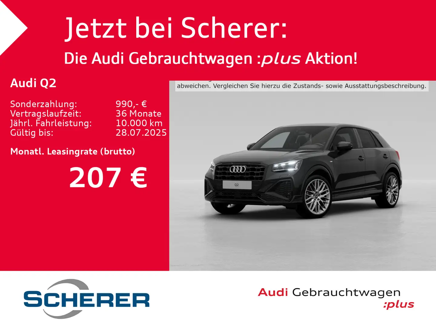 Audi Q2 30 TFSI S line AHK/Matrix-LED/Navi/uvm. Schwarz - 1