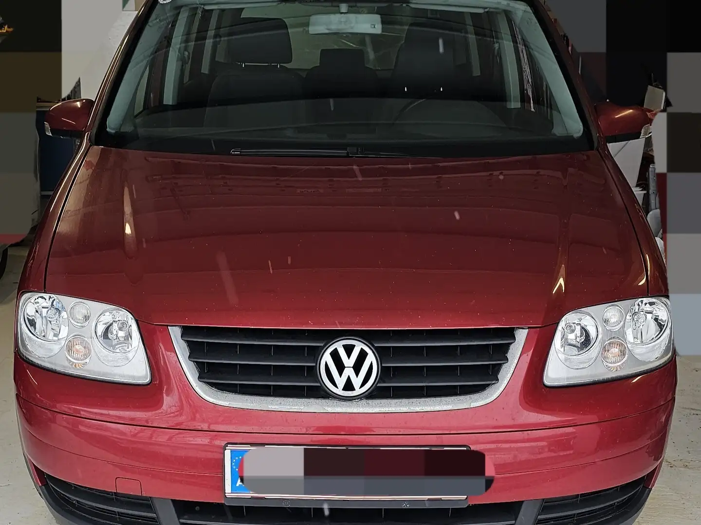 Volkswagen Touran 1,9 TDI Rot - 2