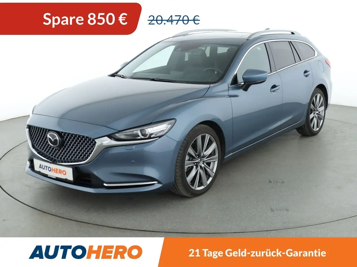 Mazda 6 2.2 Turbodiesel Sports-Line AWD Aut*NAVI*LED*ACC* Blau - 1