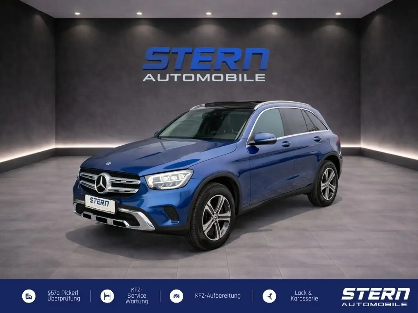 Mercedes-Benz GLC 300 de PHEV 4Matic *AIRMATIC* PANO* SITZHEIZUNG V&H... Blau - 1