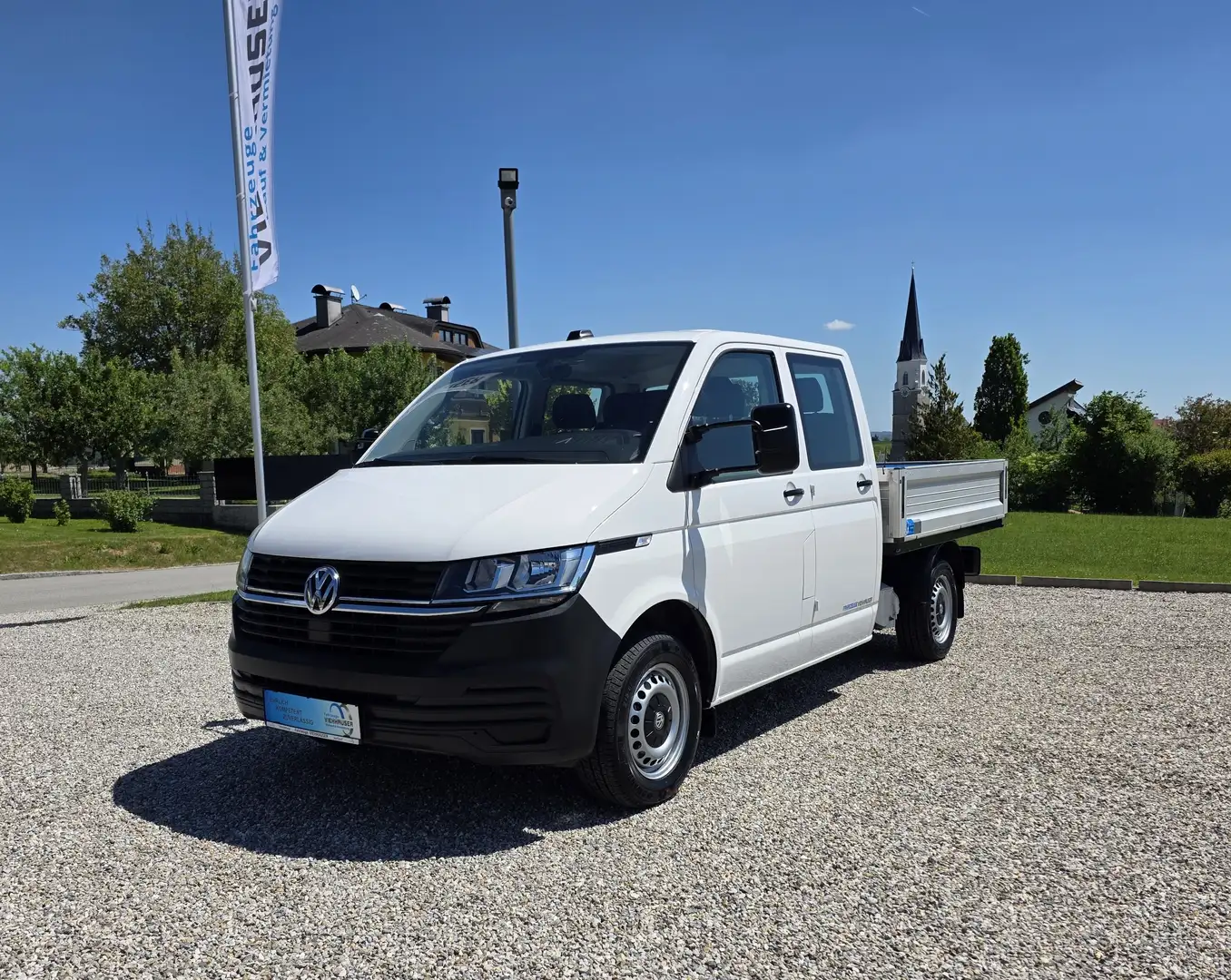 Volkswagen T6.1 Transporter Doppelkabine lang FWD Weiß - 2