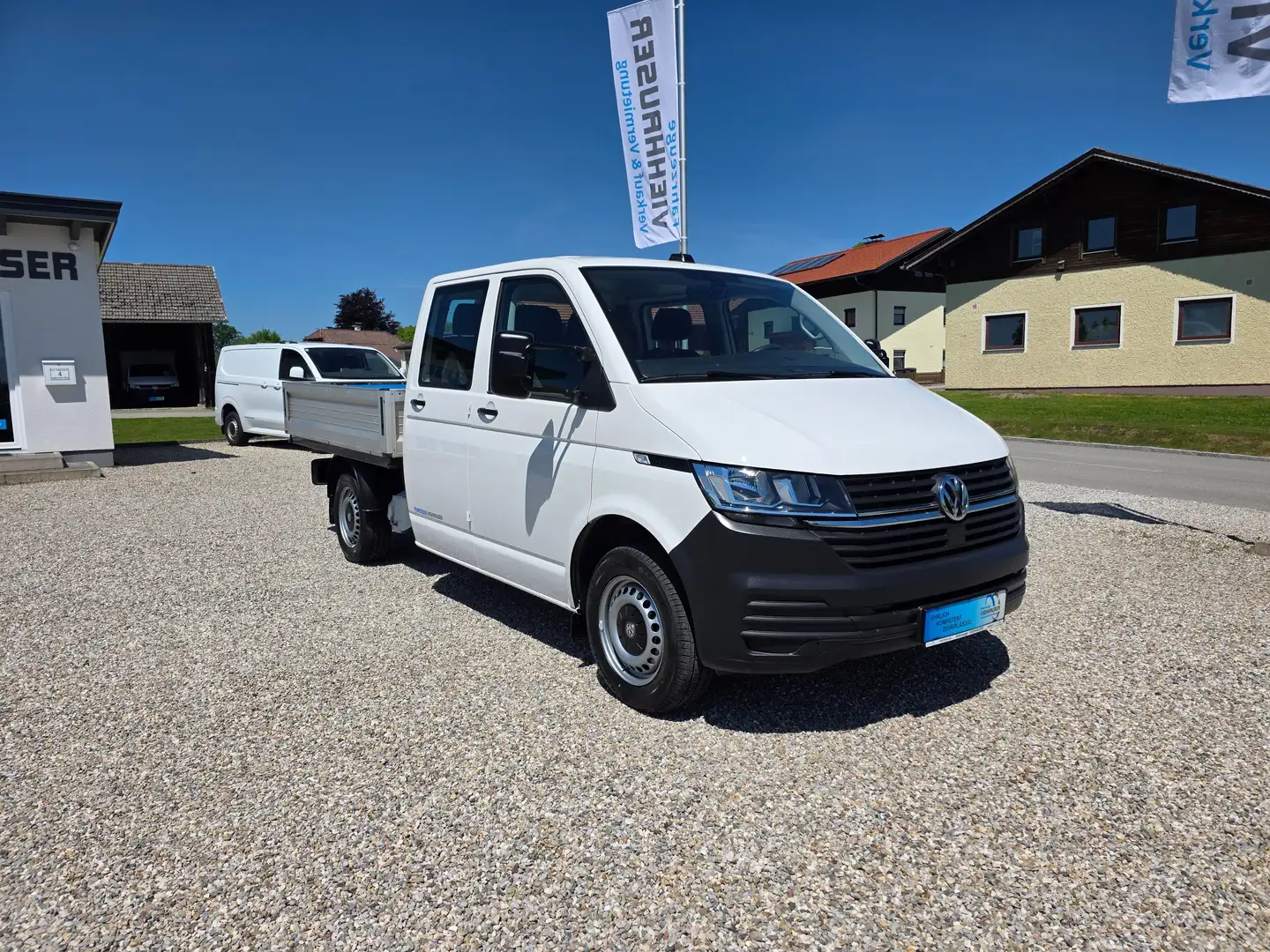 Volkswagen T6.1 Transporter Doppelkabine lang FWD Weiß - 1