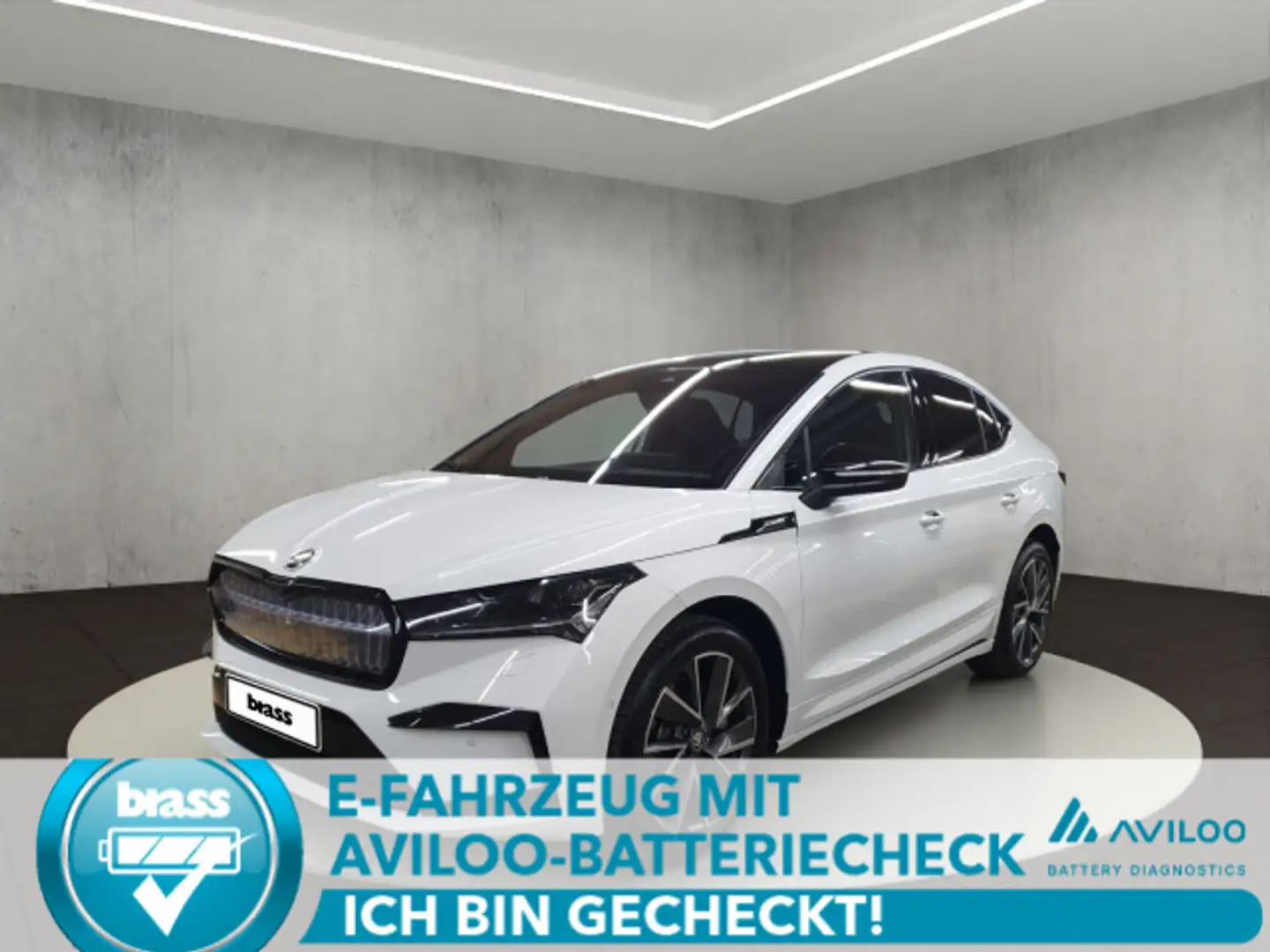 Skoda Enyaq Coupé 85 Sportline White - 1