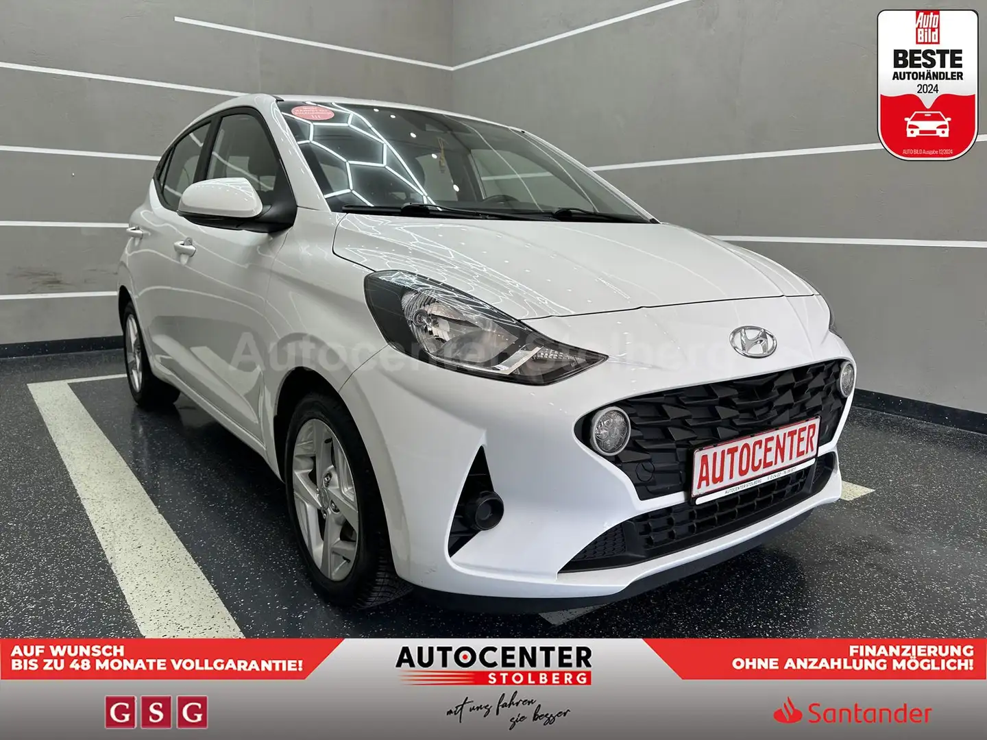 Hyundai i10 Trend "1 HAND-SITZH-KLIMA-MULTI-PDC-ALU" Wit - 2