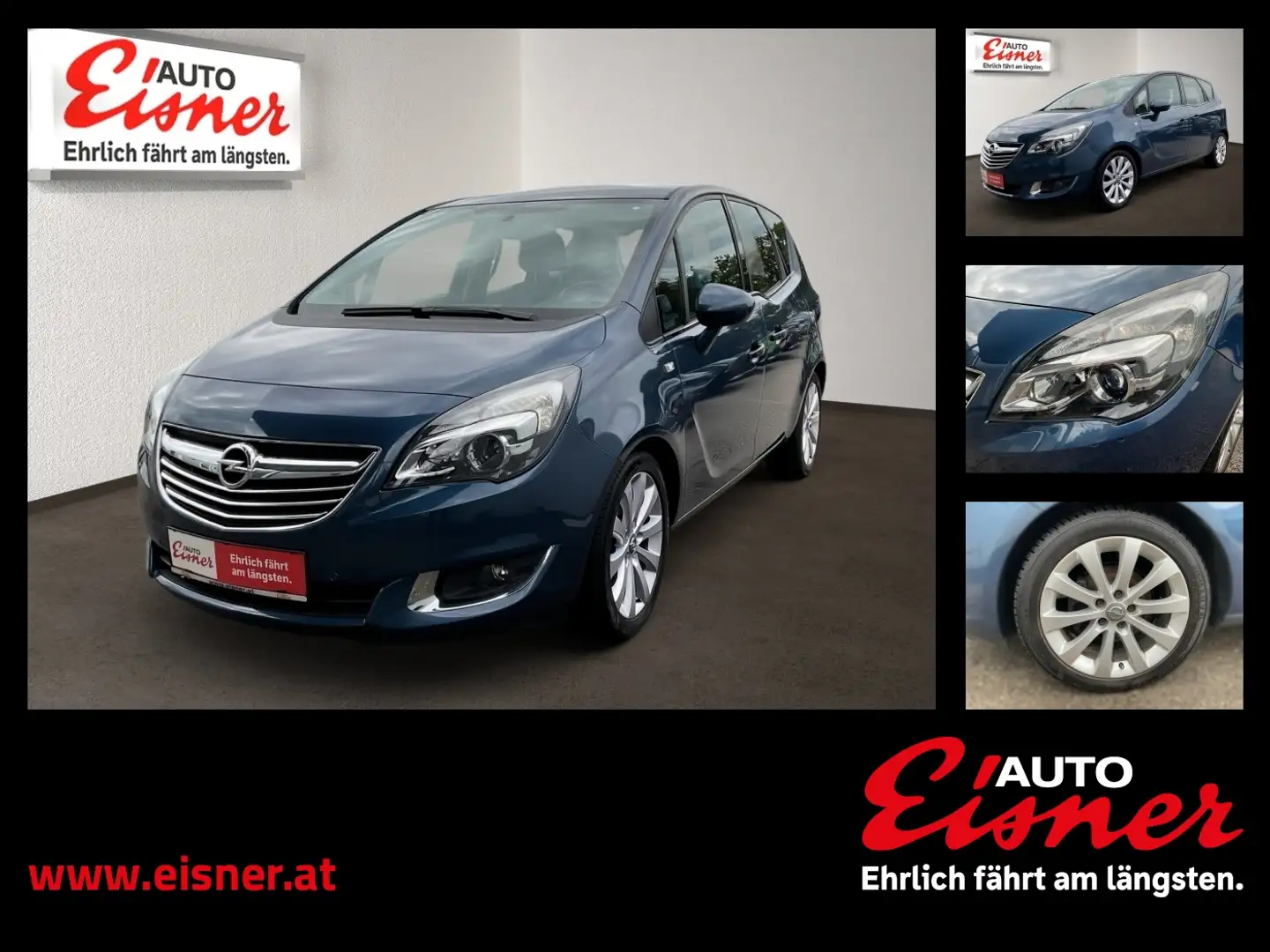 Opel Meriva 1.4 TURBO ECOTEC COSMO gepflegt Bleu - 1