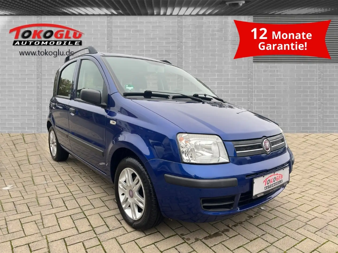 Fiat Panda 1.2 8V Dynamic Klima teilb.Rücksb CD met. eFH Radi Blau - 1
