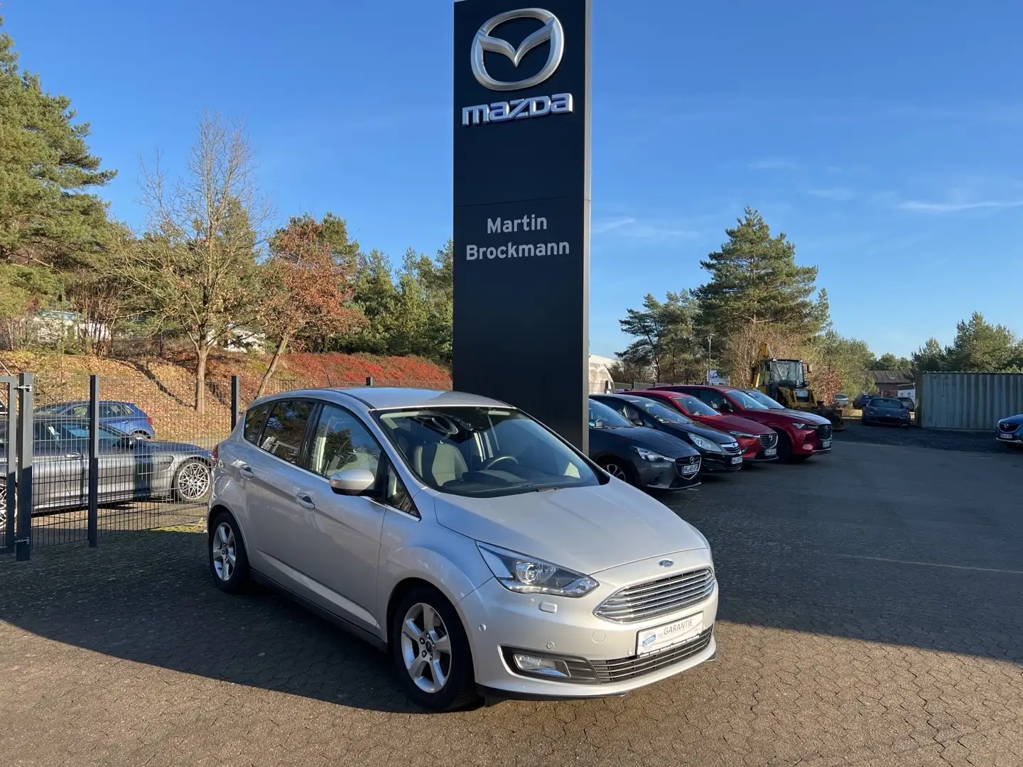 Ford C-Max 1.5 150 PS EcoBoost Titanium AHK Silber - 1