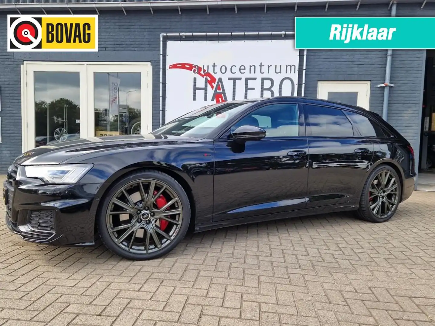 Audi A6 55TFSi 367pk Full S-line Matrix Sport Panorama 360 Zwart - 1
