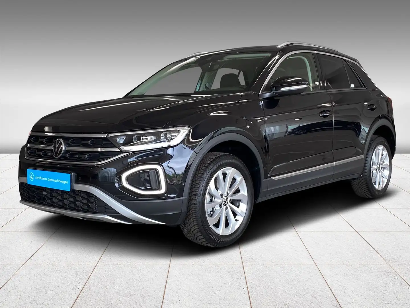 Volkswagen T-Roc 1.5 TSI Style DSG AHK Navi ACC CarPlay LED Zwart - 2