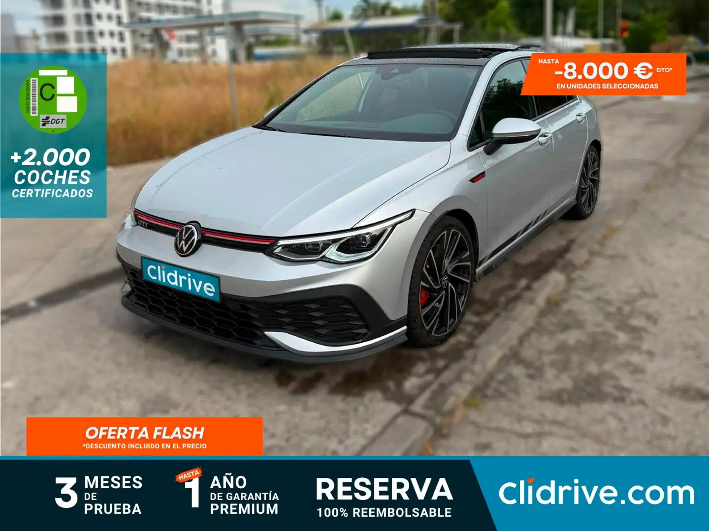 Volkswagen Golf GTI 2.0 TSI Clubsport DSG 221kW Gris - 1