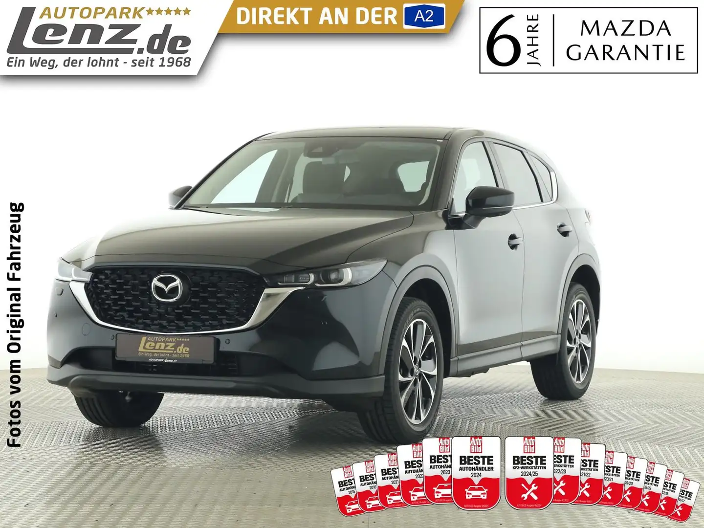Mazda CX-5 Ad'vantage LED Navi ACC Tempomat HUD SHZ LM Schwarz - 1