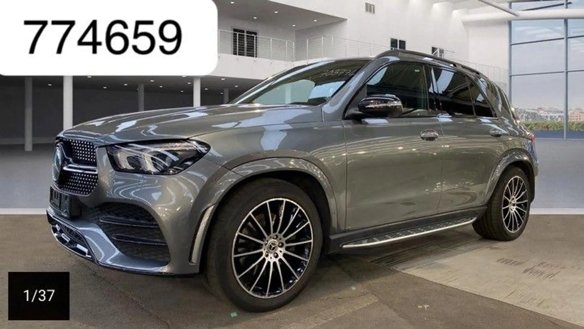 Mercedes-Benz GLE 350 de 4M 2x AMG Line 21"360K HeadUp FahrAs+ Gris - 1