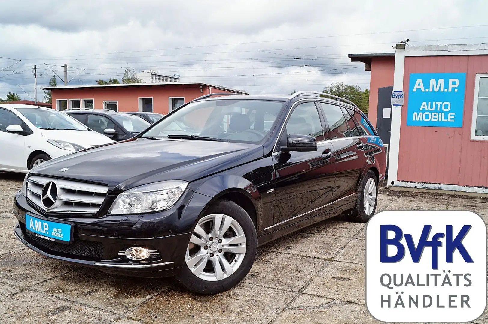 Mercedes-Benz C 350 CDI 4Matic Aut, Teilleder, AHK, BiXen, S.H, Czarny - 1