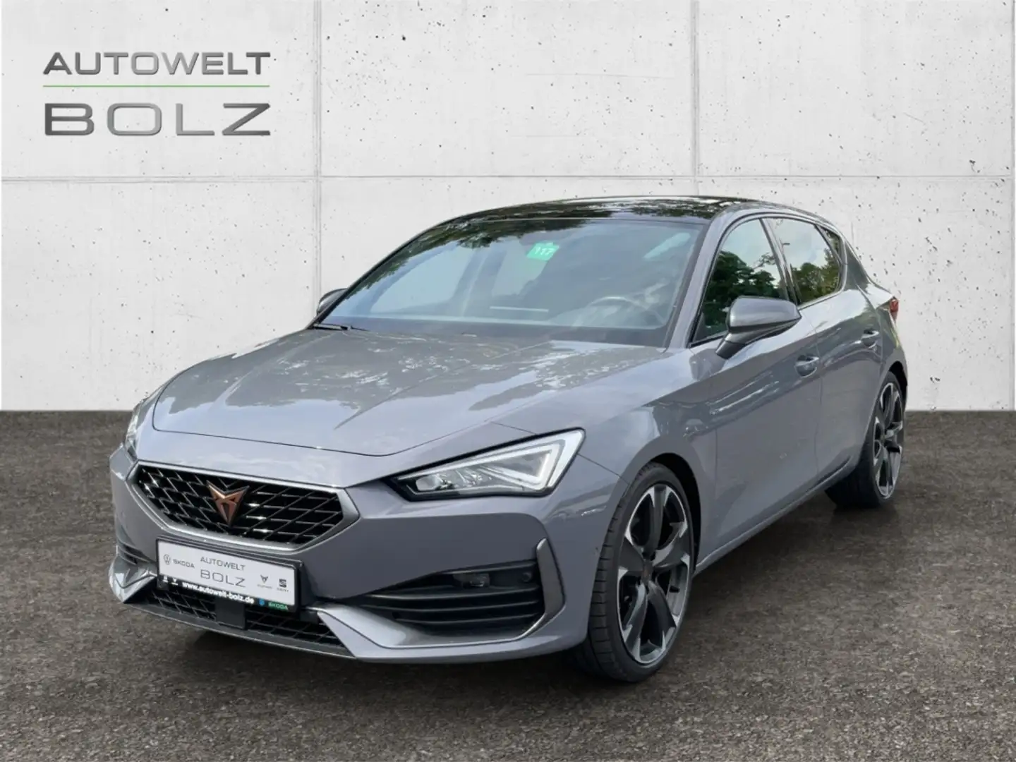 CUPRA Leon VZ 2.0 TSI Panodach Navi DigiCock LED ACC Kamera A Gris - 1