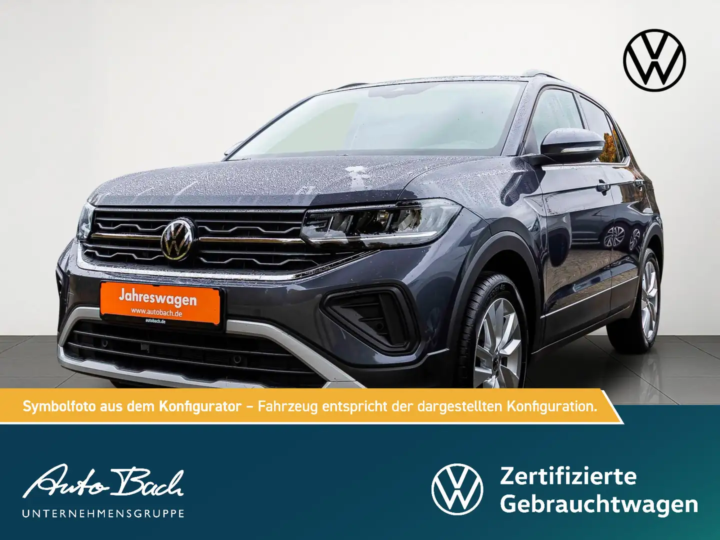 Volkswagen T-Cross 1.0 TSI Life LED Digital Cockpit ACC EPH Grau - 1