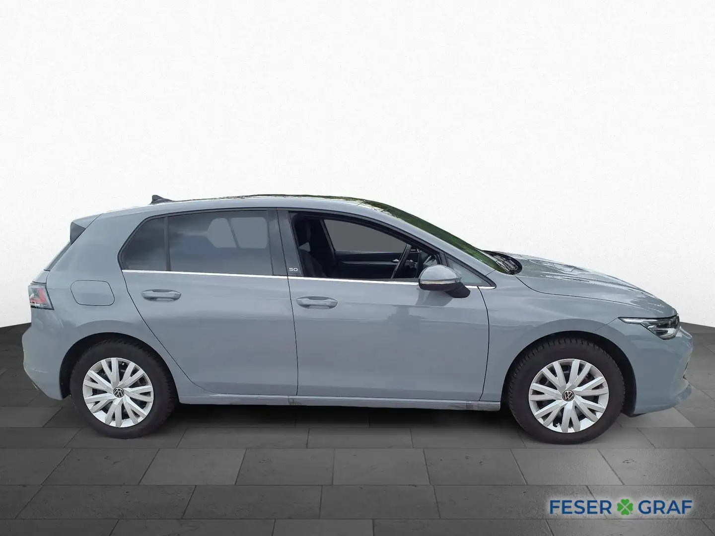 Volkswagen Golf VIII 1.5 eTSI DSG 50.J AHK PANO LED-MATRIX Gris - 2