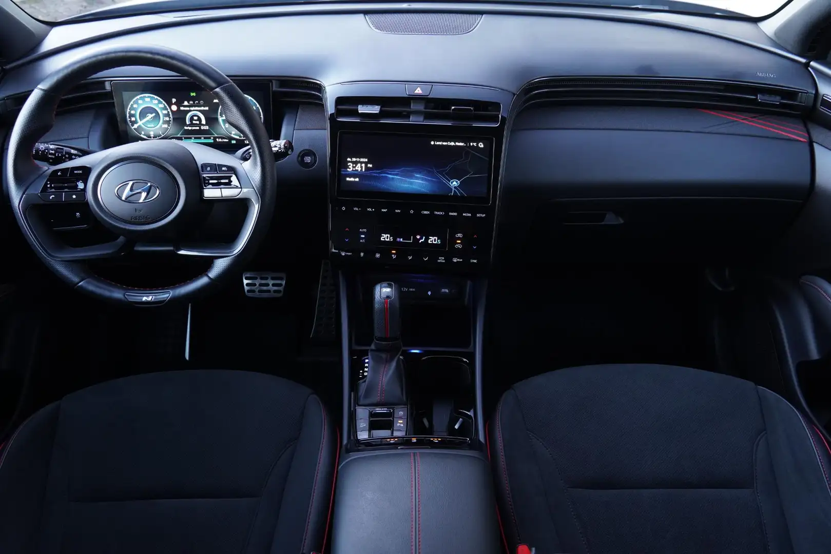 Hyundai TUCSON 1.6 T-GDI MHEV N Line | Navi | Clima| Adaptive Cru Gris - 2
