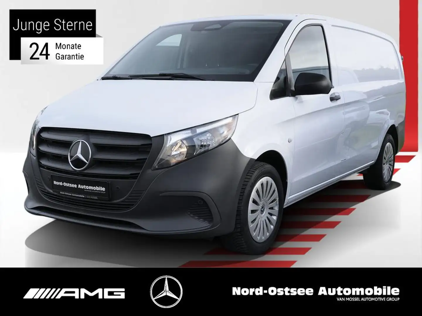 Mercedes-Benz Vito 116 NEUES MODELL AHK KAMERA MBUX HOLZBODEN Blanc - 1