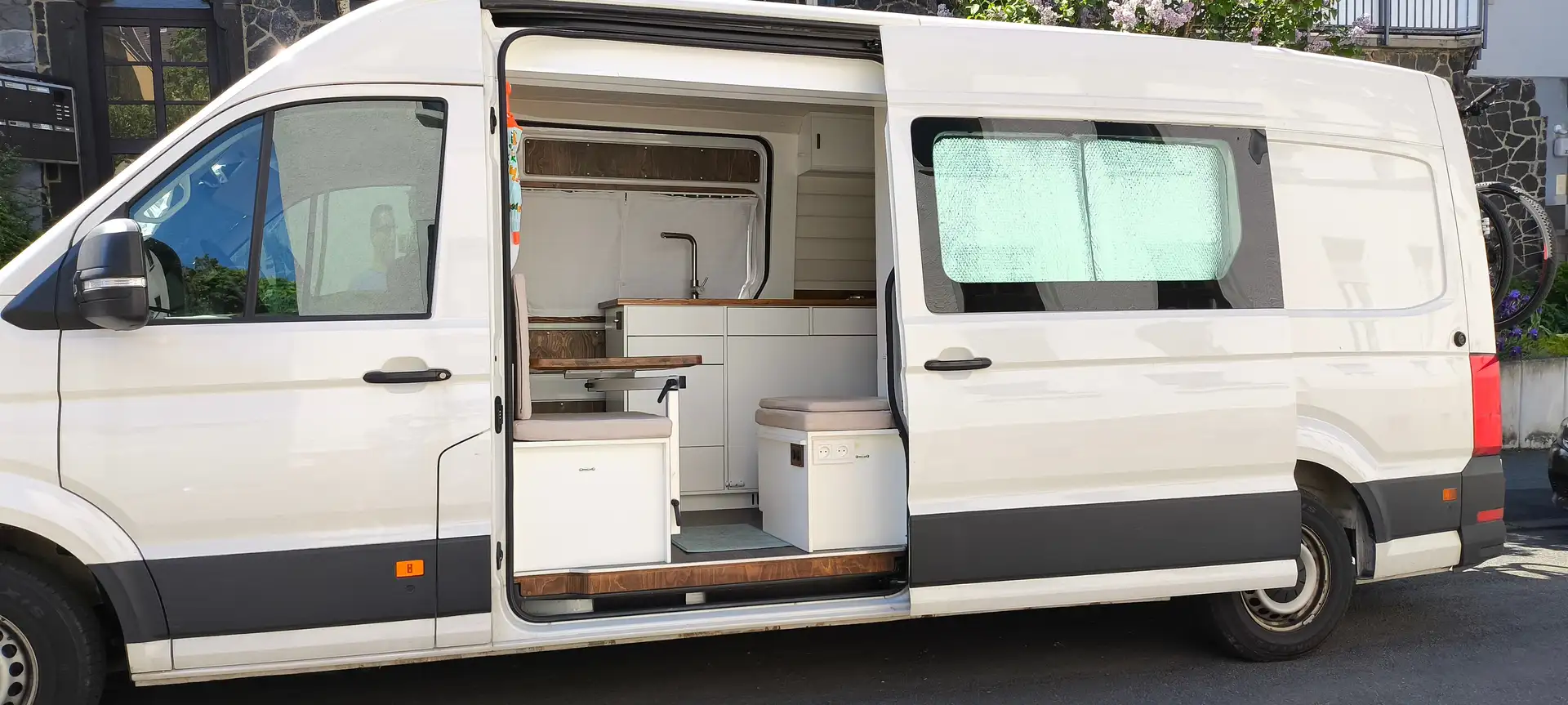 Volkswagen Crafter Camper/Wohnmobil/Solar/Batterie Weiß - 2