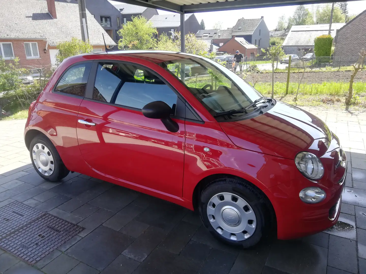 Fiat 500 1.0i MHEV Cult Rouge - 2