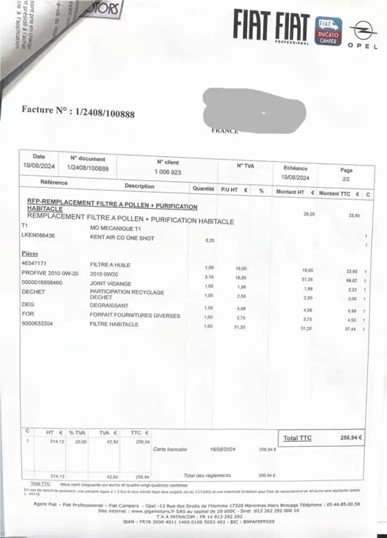 Fiat 500 1.2 69 ch Pack S/S Lounge - 2