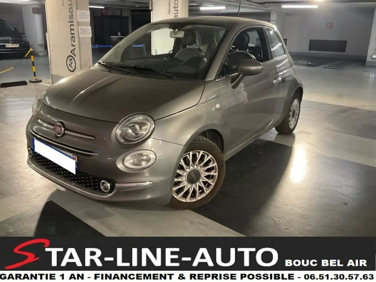 Fiat 500 1.2 69 ch Pack S/S Lounge - 1