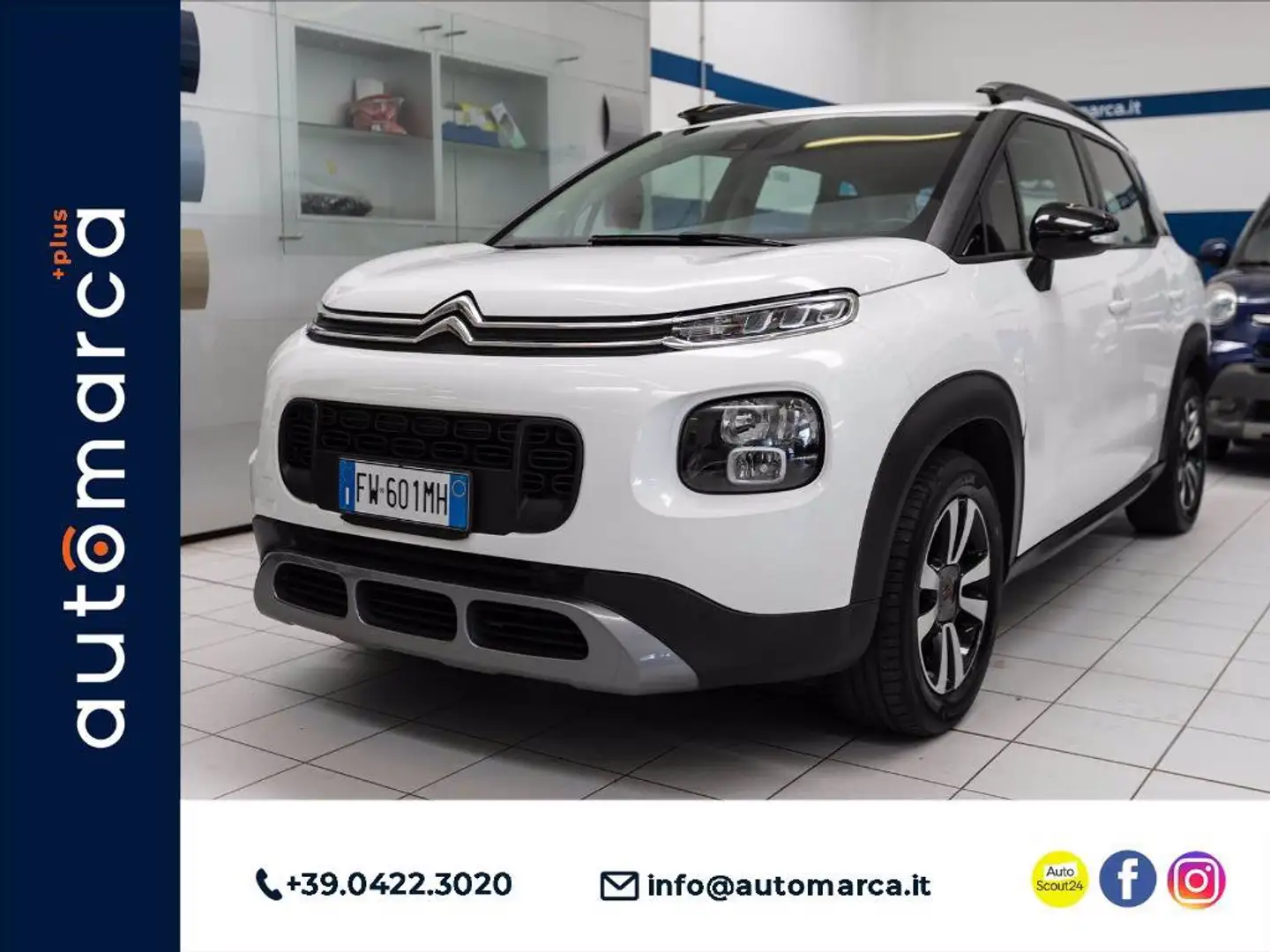 Citroen C3 Aircross 1.2 puretech Shine s&s 110cv my18 Bianco - 1