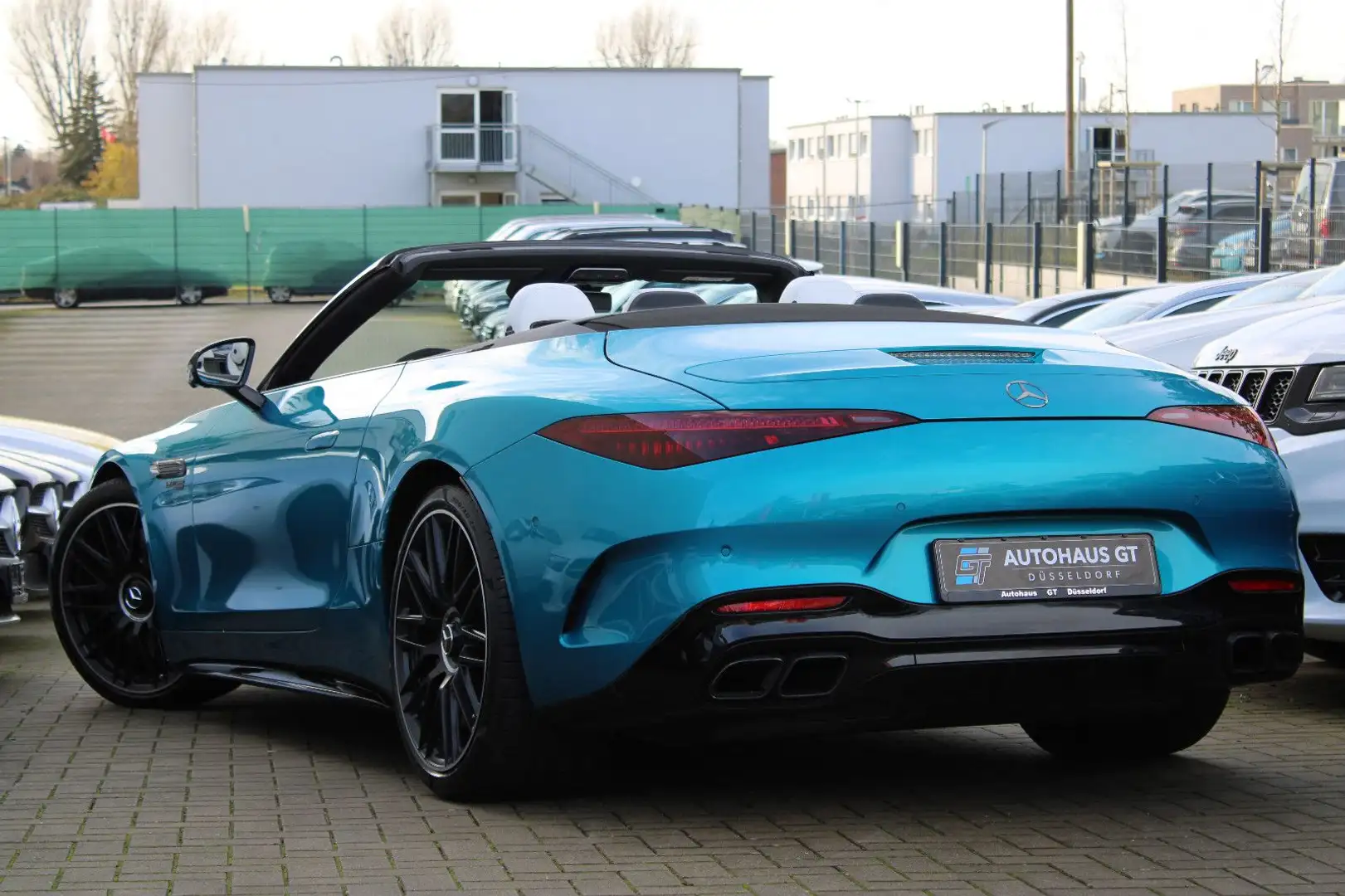 Mercedes-Benz SL 63 AMG 4M/1.Hd/Night/Keram/Lift/ACC/360°/Burm Blau - 2